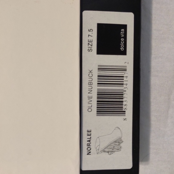 Dolce Vita Noralee Ankle Boots in Olive Nubuck. Size 7.5 EUC - Picture 14 of 15